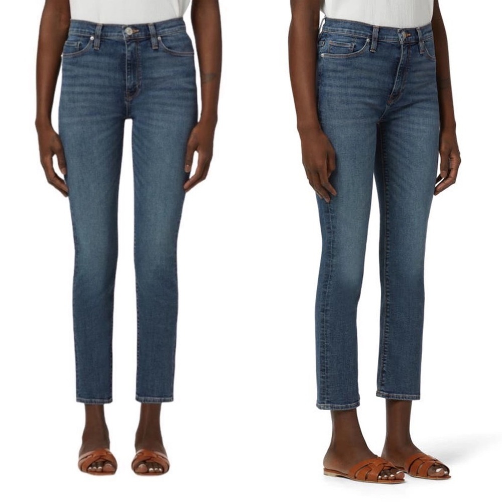 Hudson‎ || Barbara High Waist Straight Jeans Omega Wash Blue 28